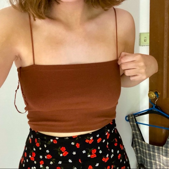 zara spaghetti strap top